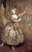 antoine pesne Portrait of the dancer Barbara Campanini oil painting reproduction